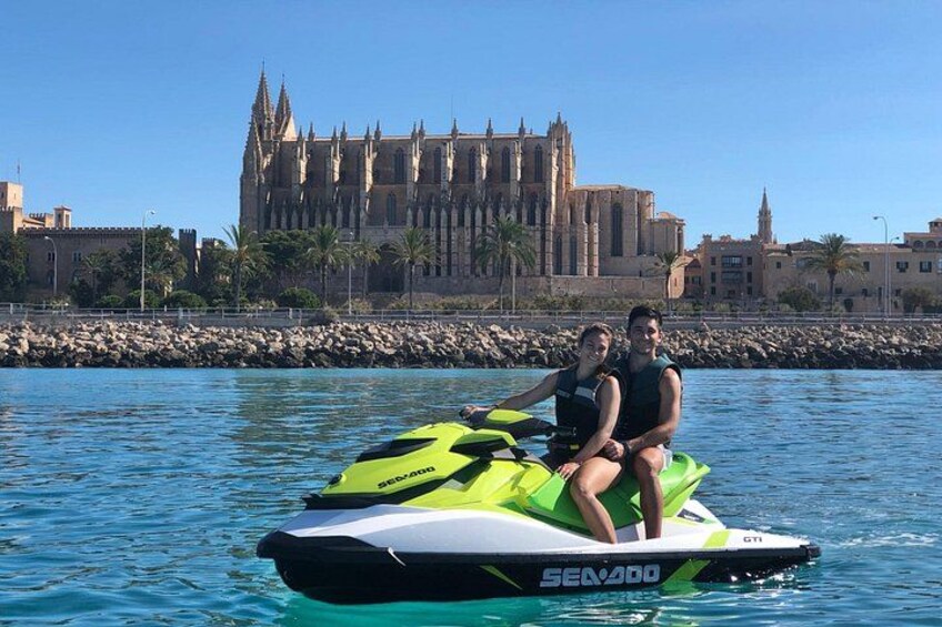 Palma Cathedral as a couple 1