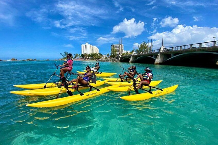 Adventure Water Bike in Condado Lagoon, San Juan 1