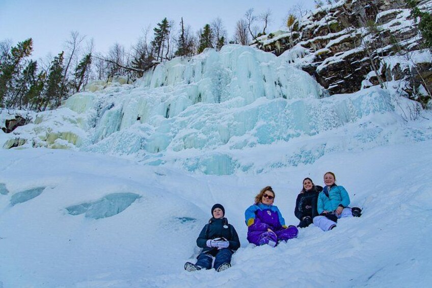 We get as close as possible to the waterfalls! 1