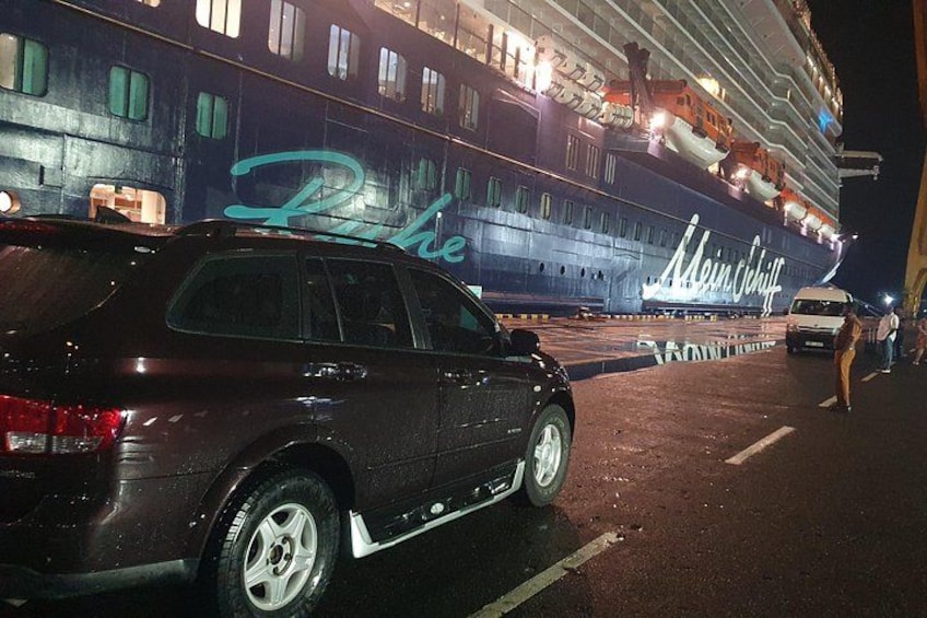 Colombo Port at night 2