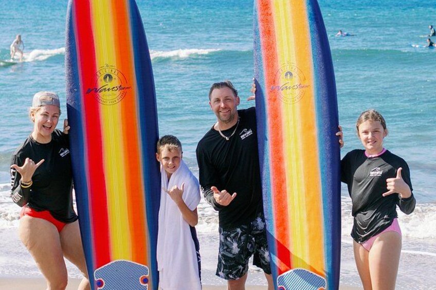 2 Hour Private Group Surf Lesson in Lahaina Maui 4