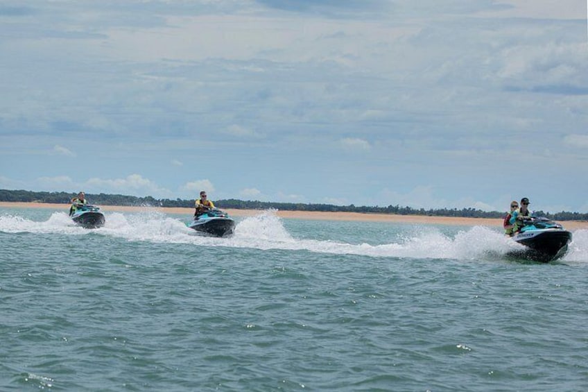 1-Hour Thunderball WWII Adventure Jet Skiing in Darwin 3