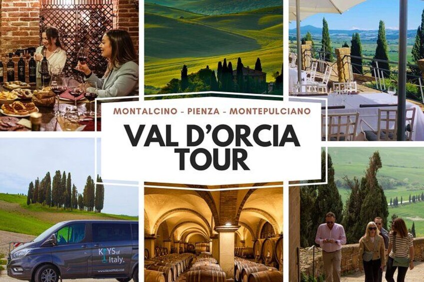 Val d'Orcia Brunello Wine Tour with Montalcino and Montepulciano 1