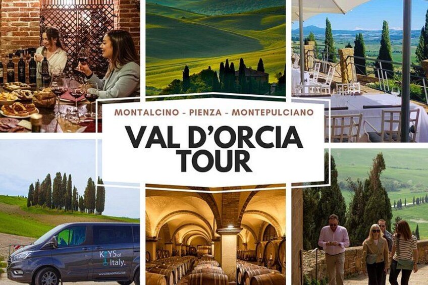 Val d'Orcia Brunello Wine Tour with Montalcino and Montepulciano 1