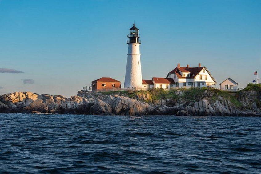 Portland Head Light during the evening "golden hour" 2