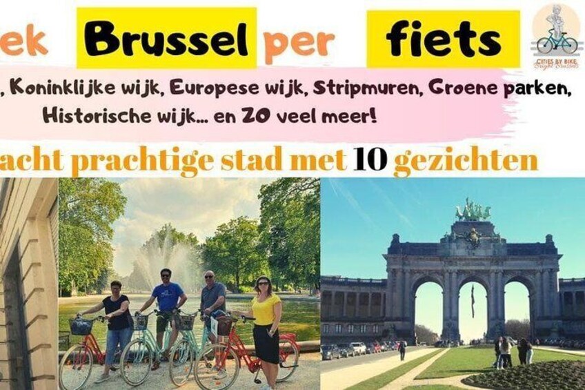 Lively Brussels Highlights Bike tour DUTCH