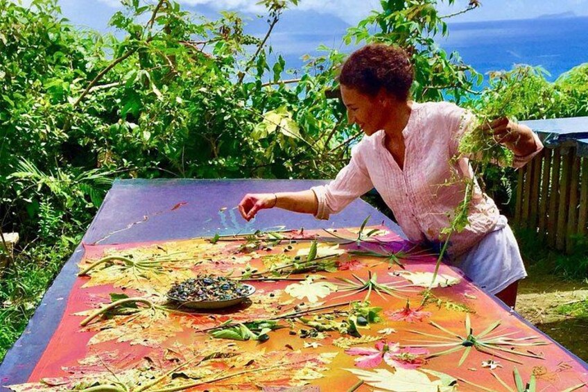 Learn the Traditional Seychelles Art of Sun Printing with Local Textile Designer 3