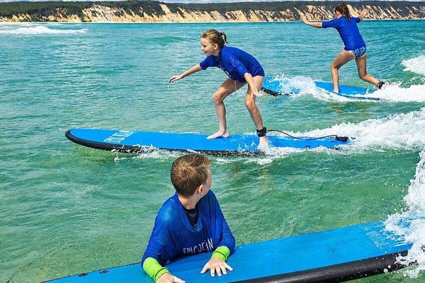 Rainbow Beach: Surf Lesson Safari & Beach 4WD Double Island Point 2