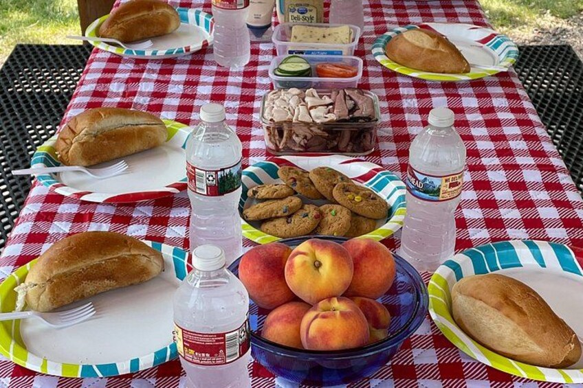 Picnic Lunch served by My XO Adventures 5