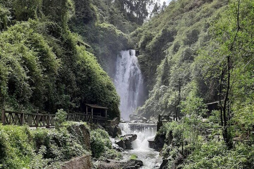 Peguche waterfall