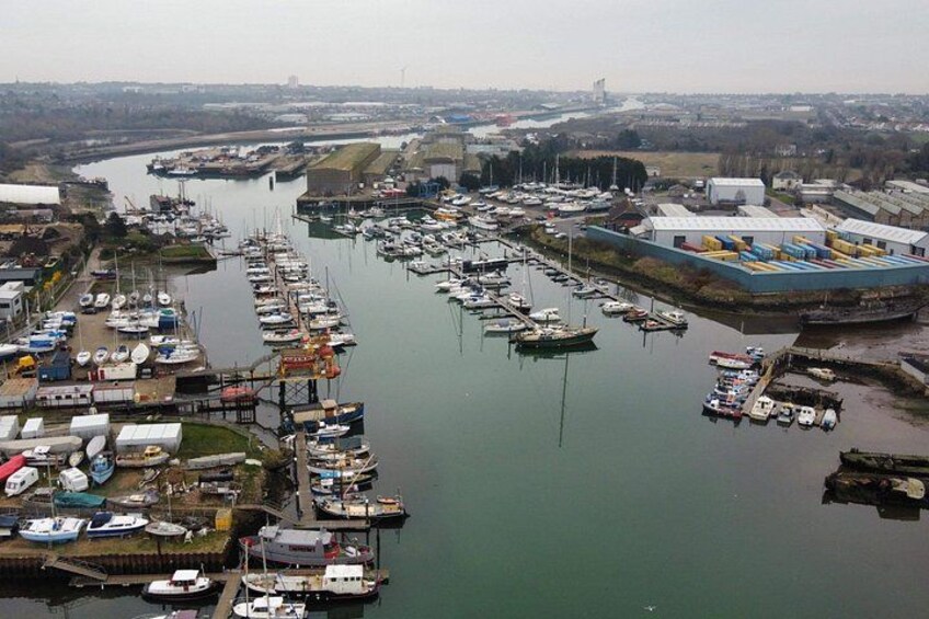 The harbour from the air 1