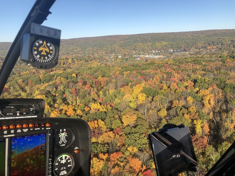 Shared Autumn Helicopter Tour from Westchester