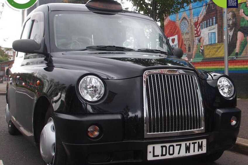 Black Taxi Mural "Tour Like A Local" 1