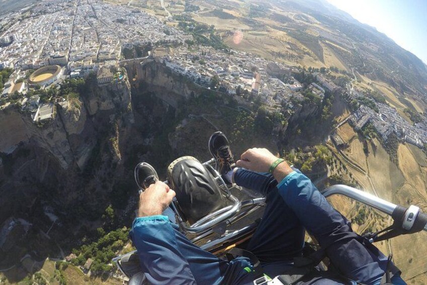 Paramotor flight in Ronda 1