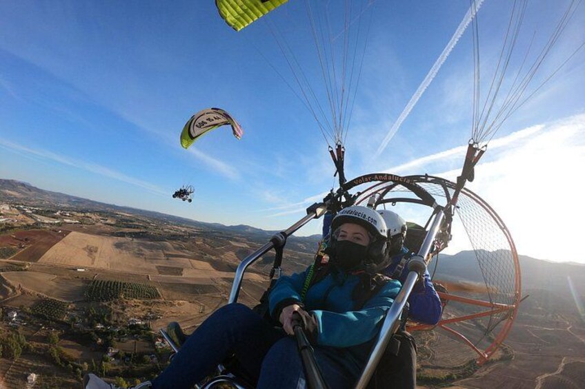 Paramotor flight in Ronda 2