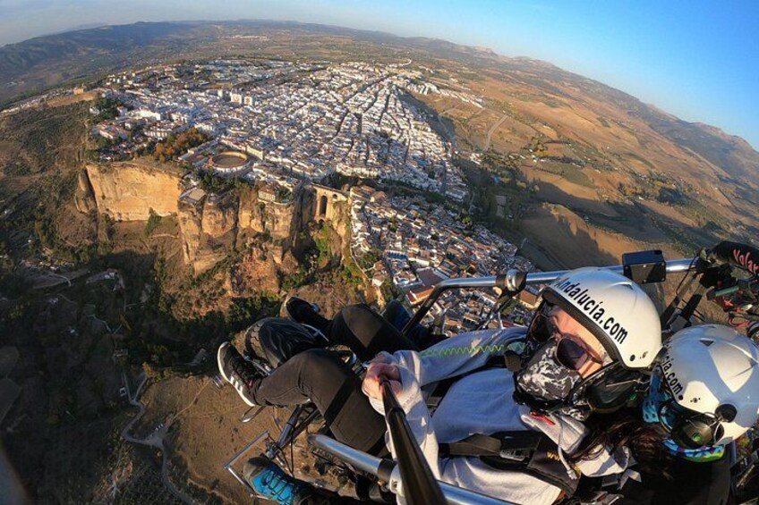 Paramotor flight in Ronda 4