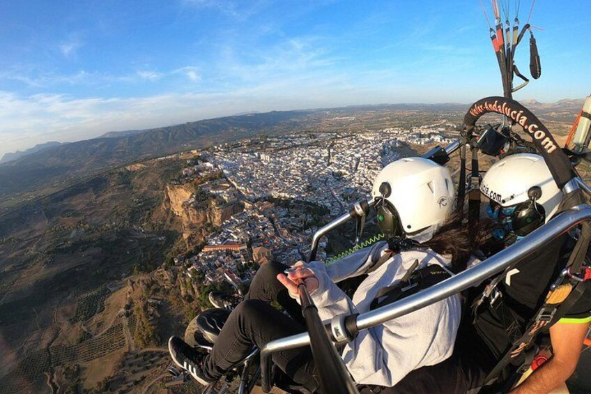 Paramotor flight in Ronda 5