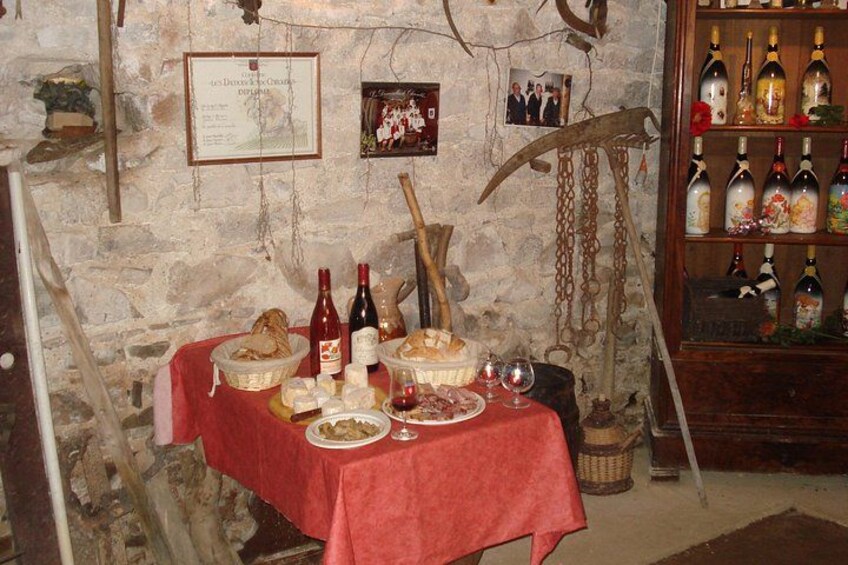 Winemaker's aperitif with Tasting and Chiroubles Chew 5