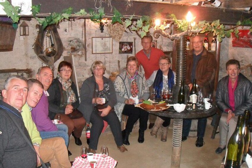 Winemaker's aperitif with Tasting and Chiroubles Chew 4