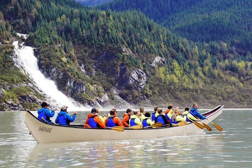 Canoeing by Nugget Falls. 4