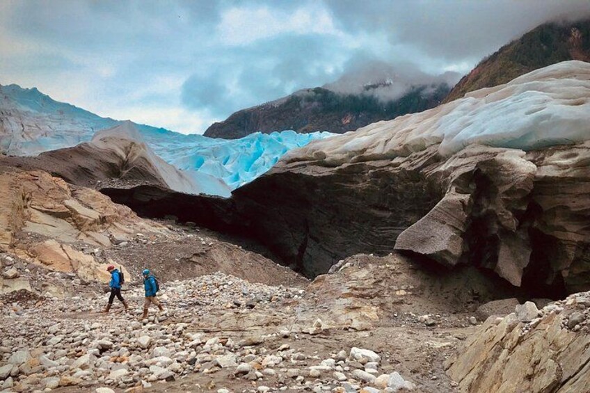 Get up close to the face of the glacier. 3