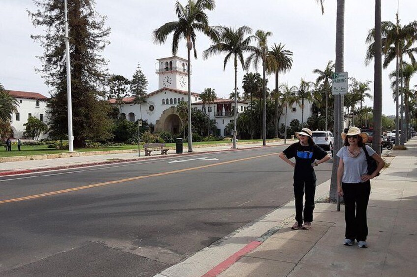 Sunken Gardens of Courthouse, built in Spanish-Colonial revival style. 4