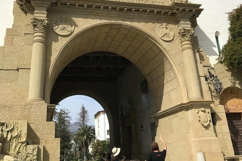The Entrance Arch of the Santa Barbara County Courthouse 2