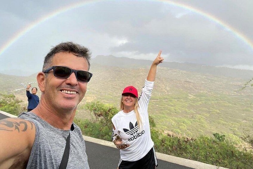 Rainbow at Makapu’u trail 2