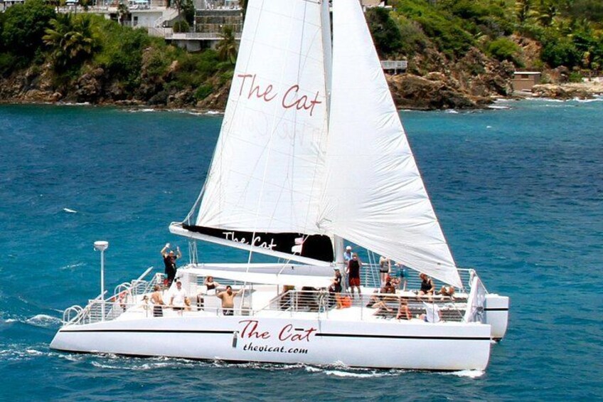 The VI Cat under sail 3