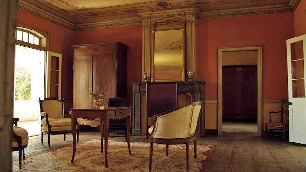 preserved interior of an old plantation home in New Orleans