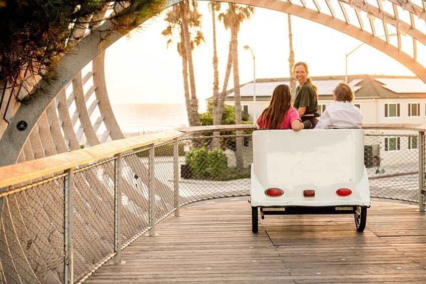Overlook of The Santa Monica Pier and Pacific Ocean 2
