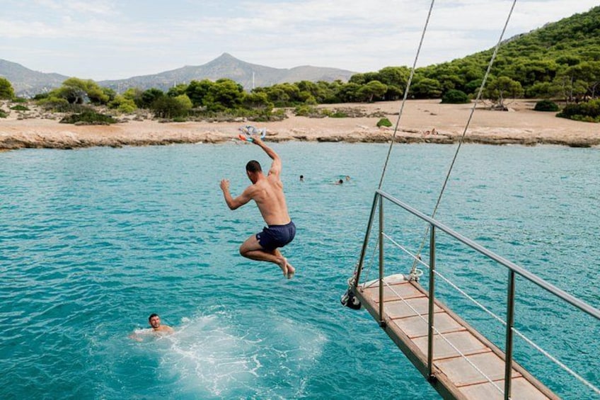 Athens: All Day Cruise to Agistri Moni Aegina with Lunch & Drinks 2