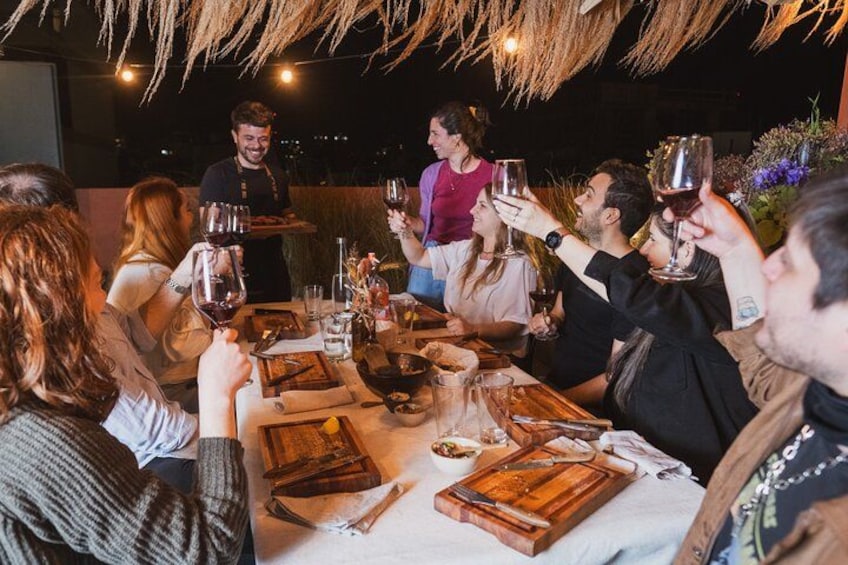 Enjoying every second experience of the best asado experience in Argentina 4