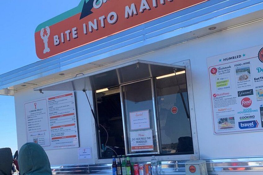 We stop for an optional "Bite Into Maine" picnic lobster roll 2
