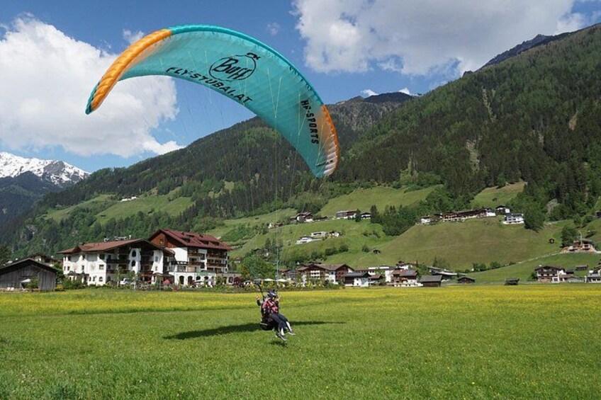 Paragliding in the morning 2
