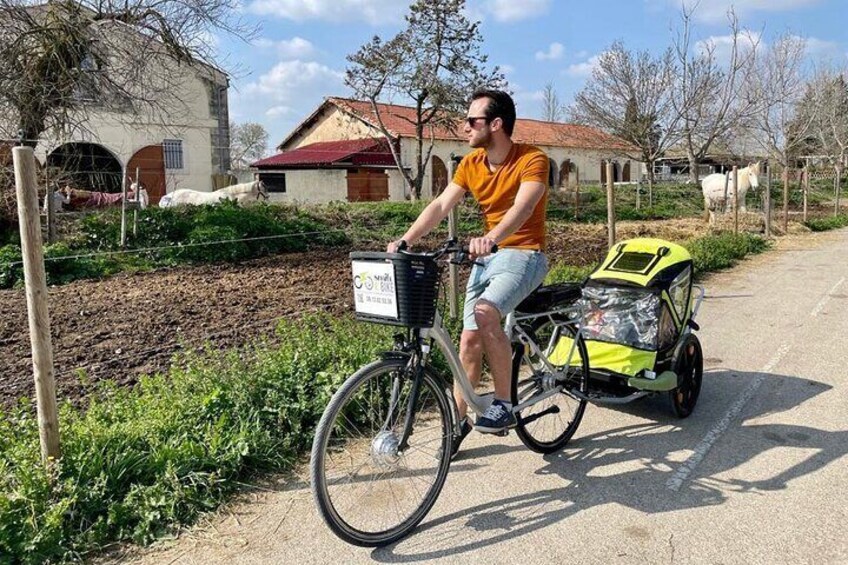 Electric bike ride in Montpellier