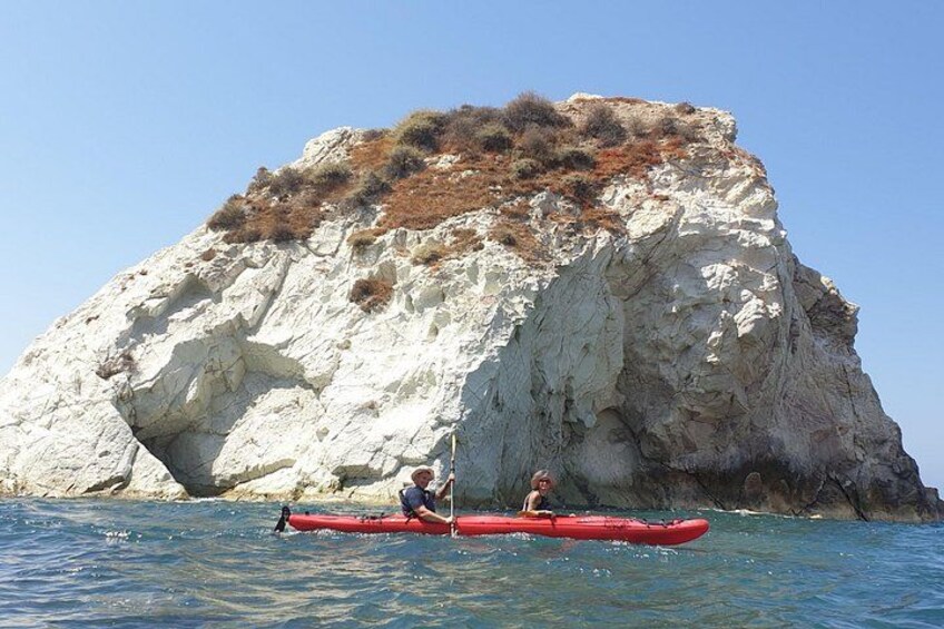 White beach - Santorini Sea Kayak 5