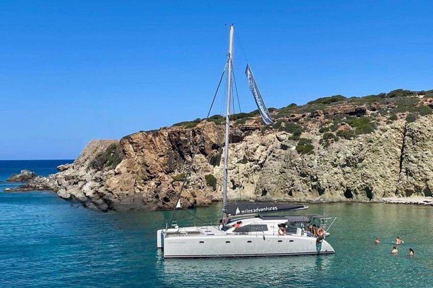 Catamaran Half Day Morning Cruise: Kleftiko 3