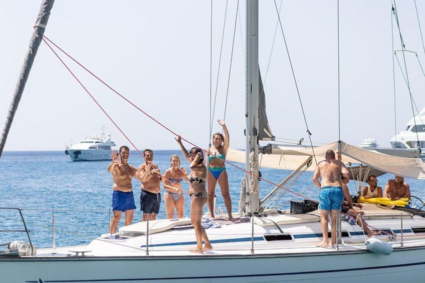 Sailing Boat Kleftiko and Sikia Cave West of Milos 5