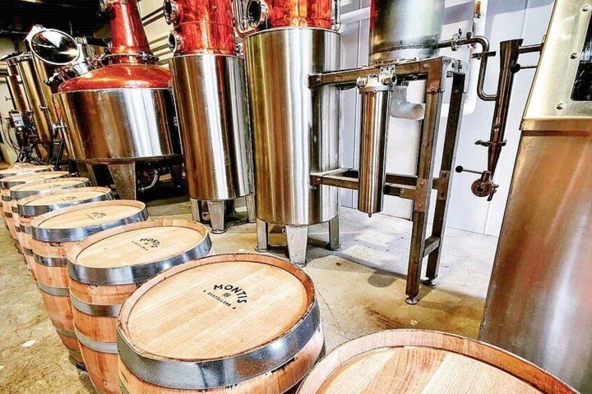 Full whiskey Barrels during the aging process! 1