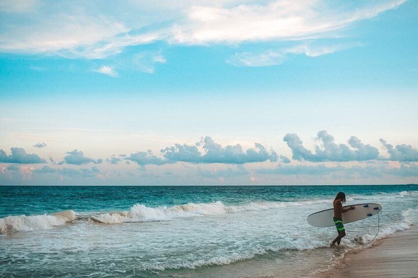 Surf Lessons in Tulum 1