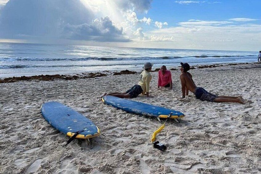 Basic Surf Lessons in Tulum 2