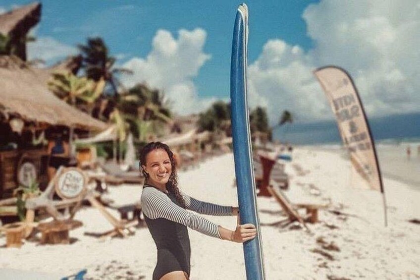 Basic Surf Lessons in Tulum 3