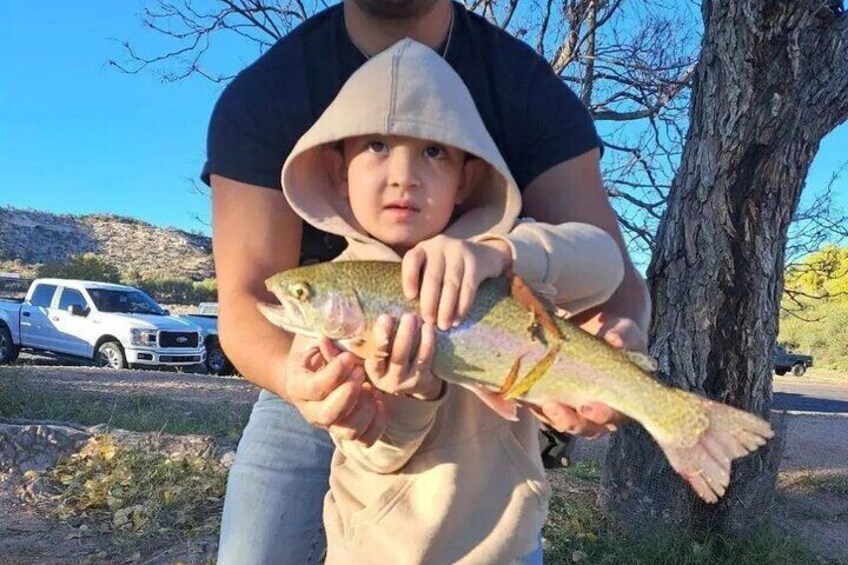 AZ Trout Fishing, on foot 2hrs. session! up to 4 people