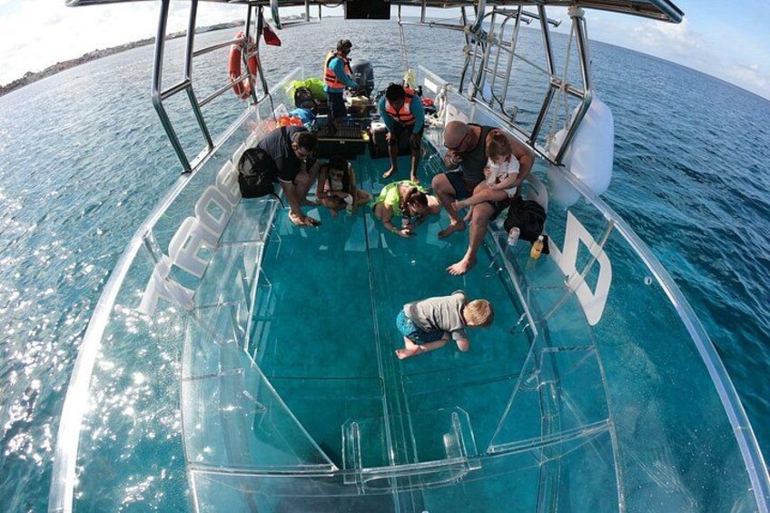 Invisible boat Cozumel snorkeling 4