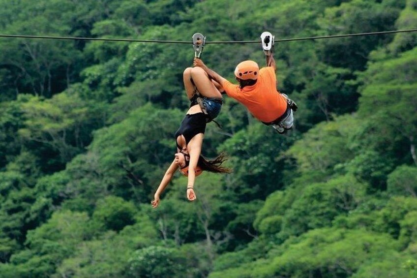 Puerto Vallarta's Best Canopy Zipline + Jorullo Bridge walk! 3