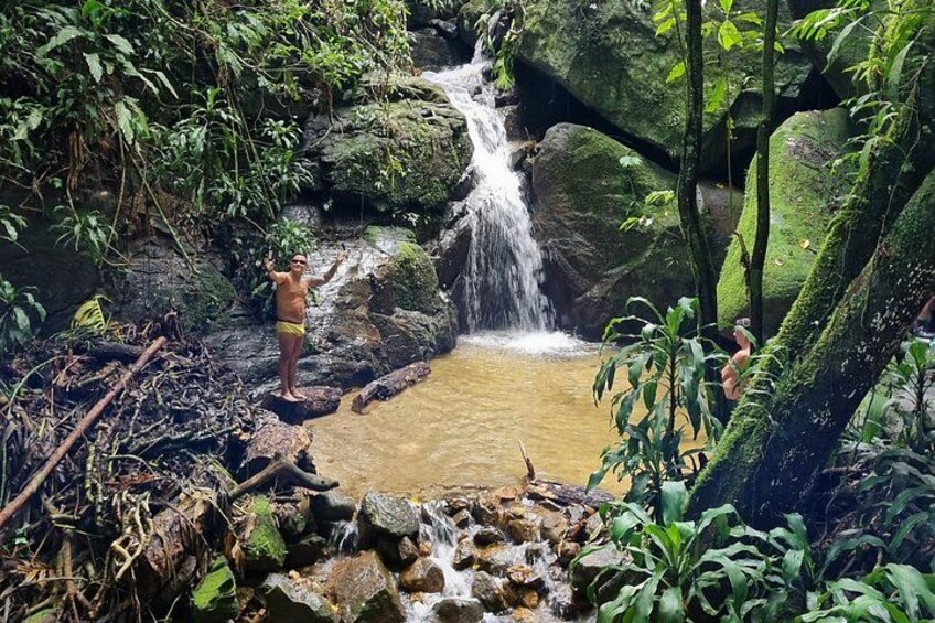 Stop for a bath in one of the many waterfalls in the Tijuca National Park 2