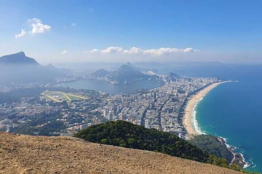 Private Hike - Two Brothers Hill Combined Vidigal Favela–Optional Airport pickup