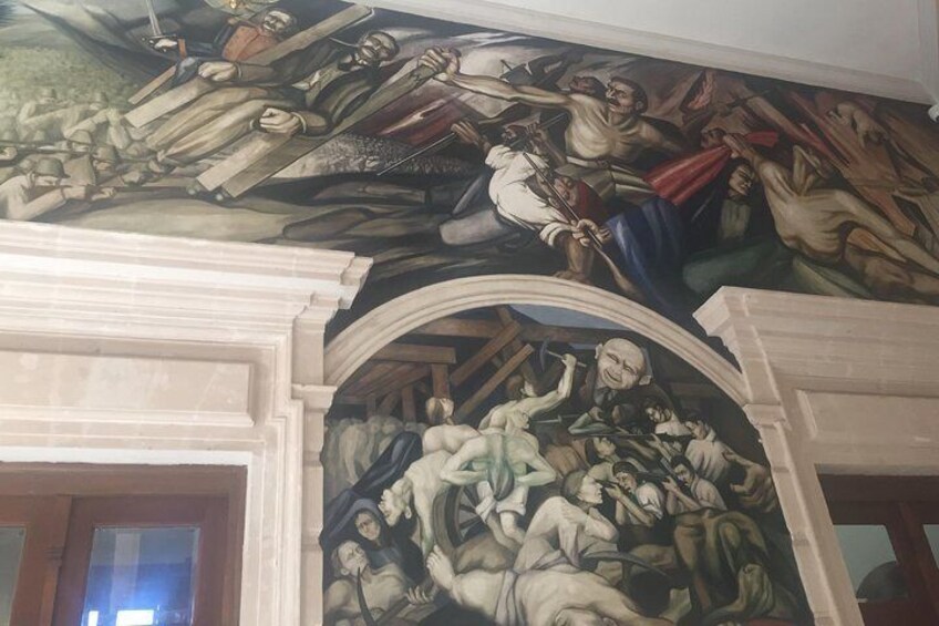 Murals in Government Palace