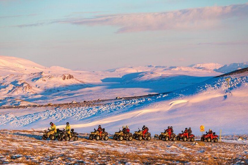 2hr ATV adventure with Pick up from Reykjavik (2 persons per ATV) 2